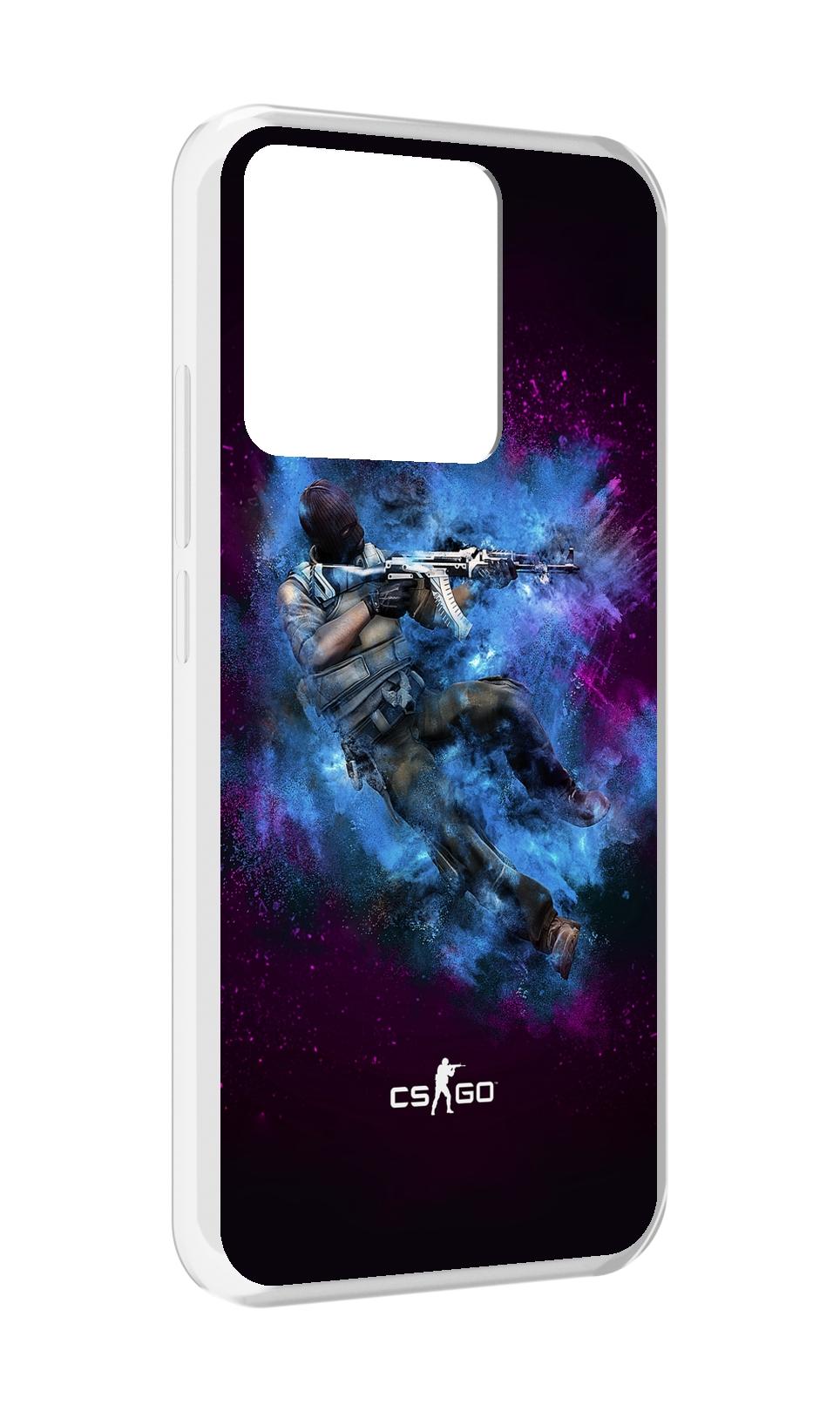 

Чехол MyPads Tocco для Xiaomi Redmi 10A CS-go-террорист, Прозрачный, Tocco