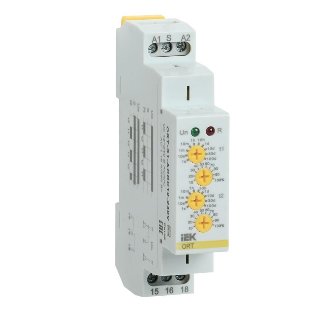 фото Iek реле циклическое ort. 1 конт. 12-240 в ac/dc ort-s1-acdc12-240v