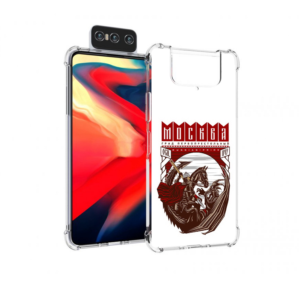 

Чехол MyPads Tocco для Asus Zenfone 8 Flip Москва Россия, Прозрачный, Tocco