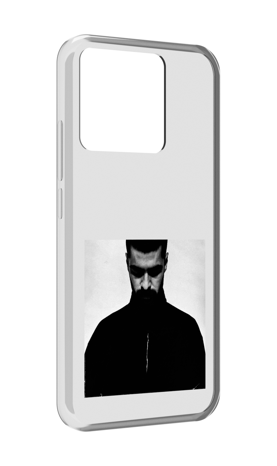 

Чехол MyPads Tocco для Xiaomi Redmi 10A Buster Keaton Miyagi мужской, Прозрачный, Tocco