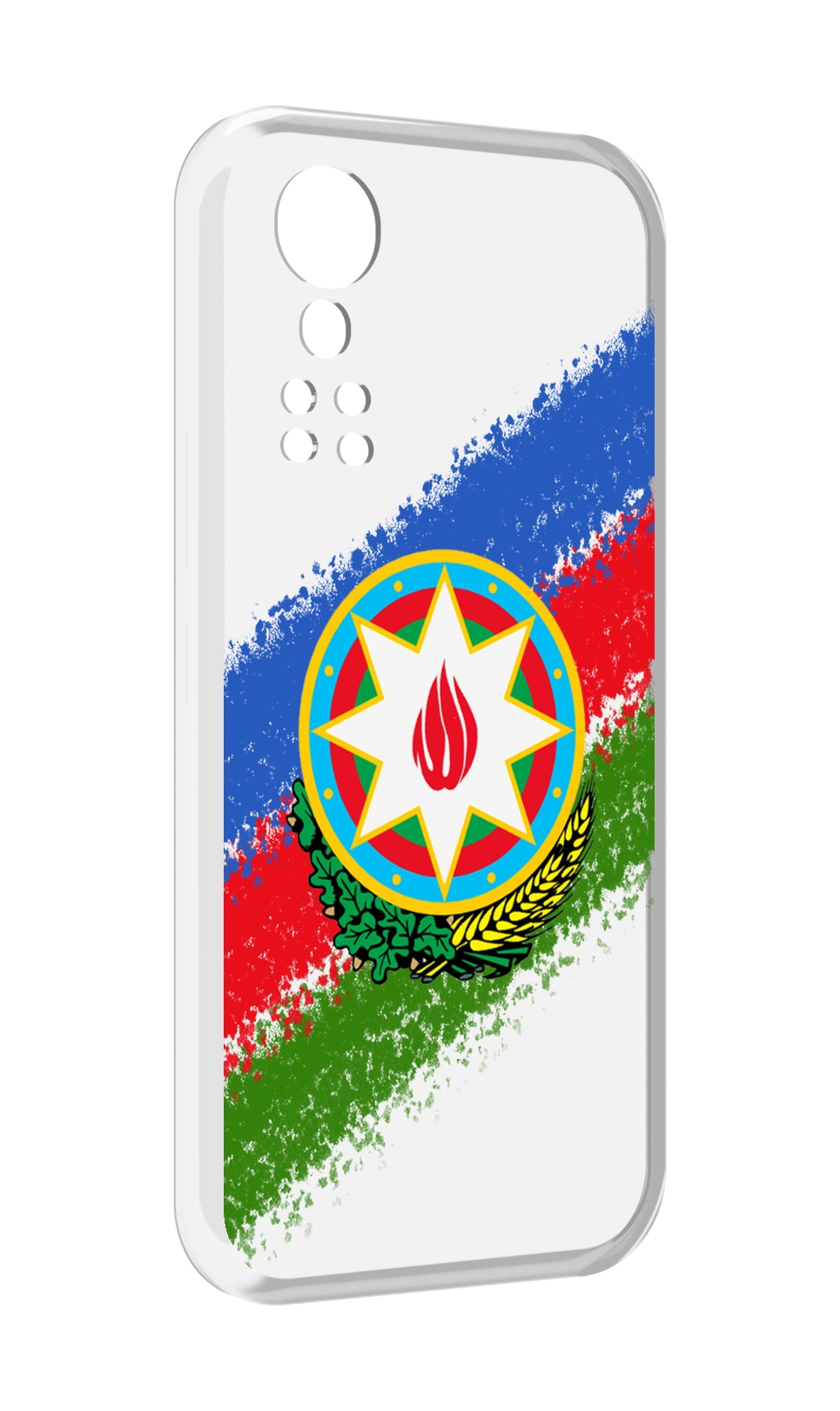 

Чехол MyPads герб флаг Азербайджана для ZTE Axon 30 5G / Axon 30S, Прозрачный, Tocco