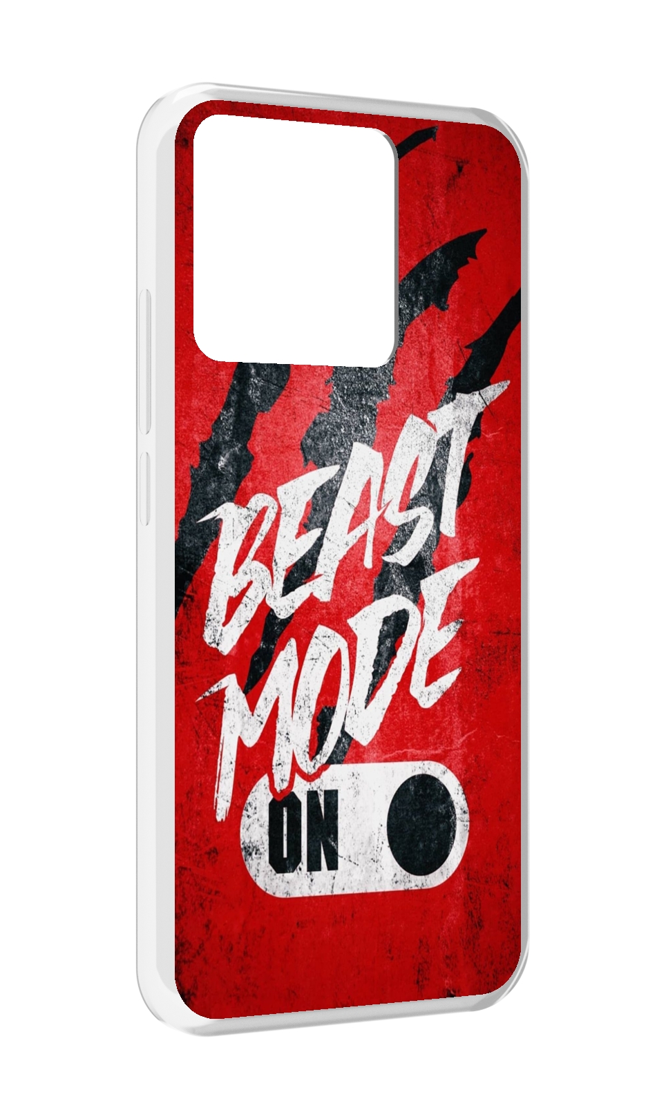 

Чехол MyPads Tocco для Xiaomi Redmi 10A BEAST inside You, Прозрачный, Tocco