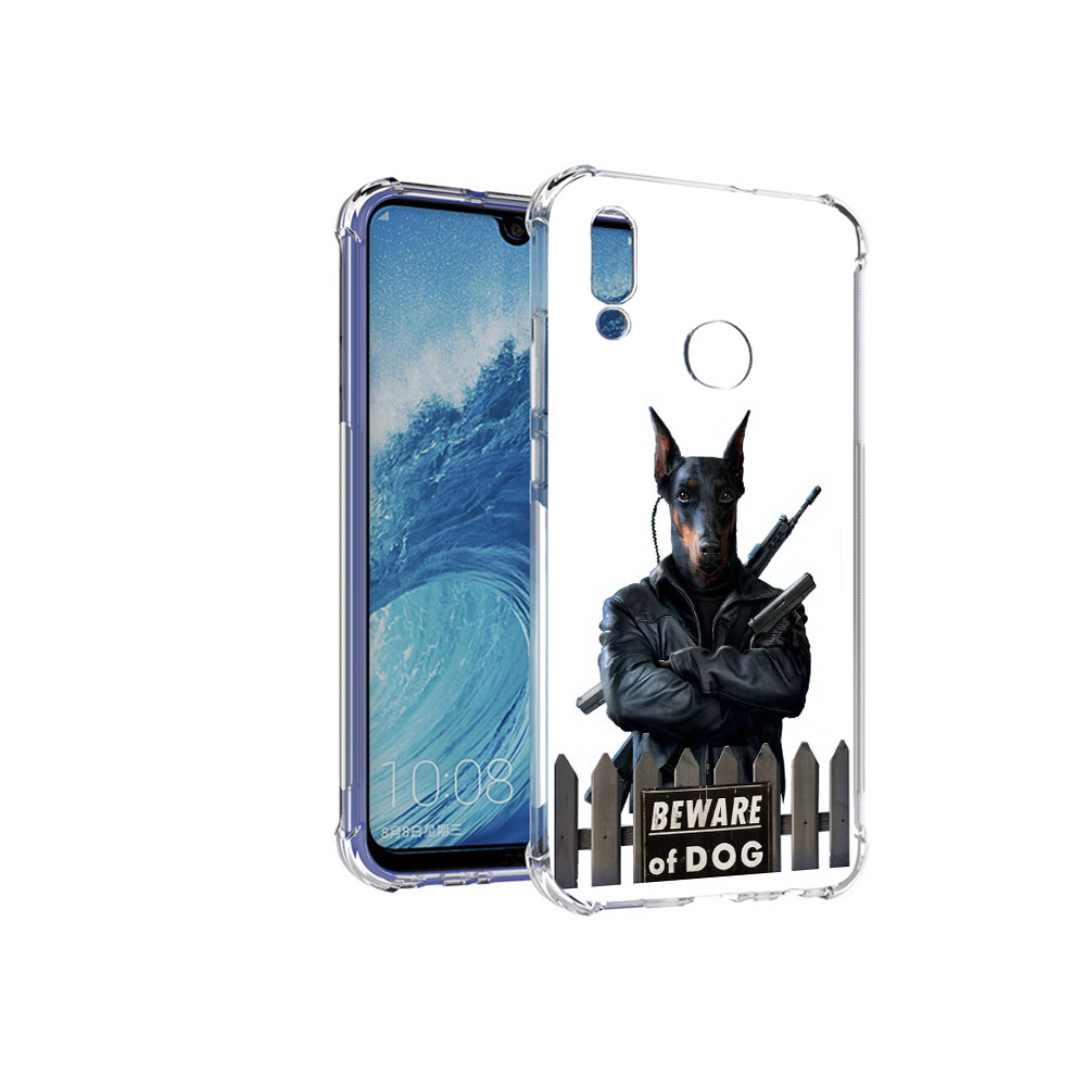 

Чехол MyPads Tocco для Huawei P Smart (2019) доберман, Прозрачный, Tocco