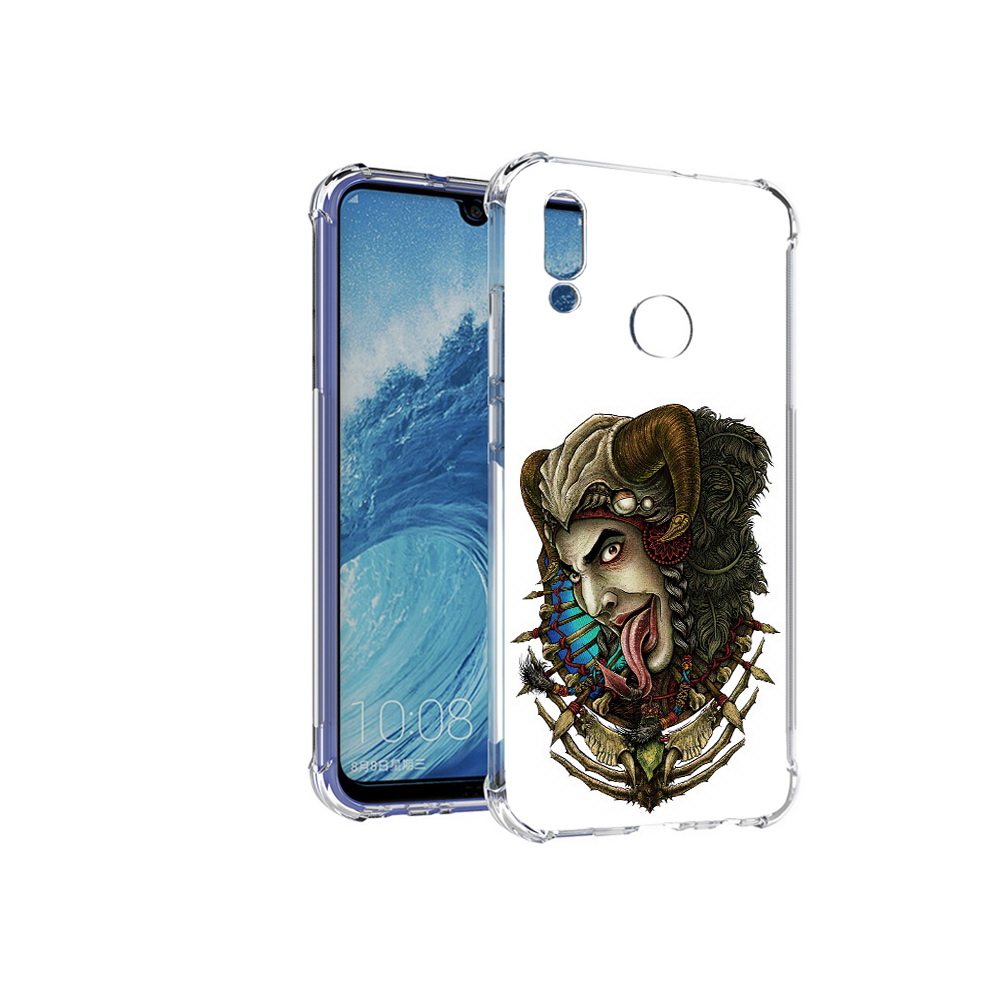 

Чехол MyPads Tocco для Huawei P Smart (2019) длинный язык, Прозрачный, Tocco