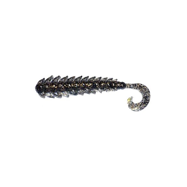 

Мягкие приманки Bait Breath BUGSY 2,5" (10шт.) #130, Серый;золотистый, Bugsy