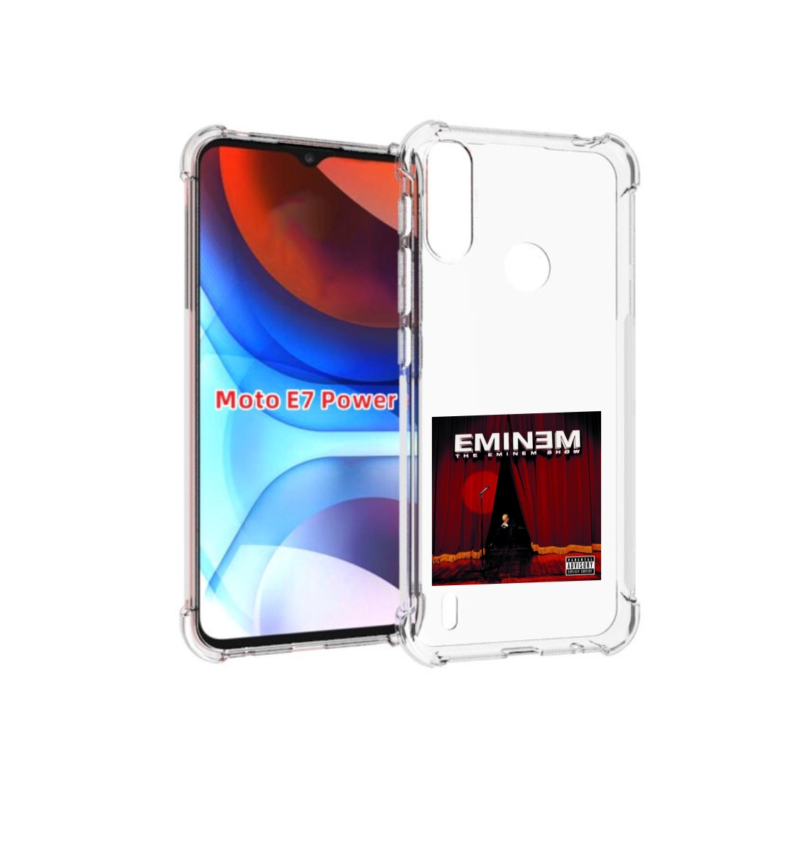 

Чехол MyPads THE EMINEM SHOW для Motorola Moto E7 Power, Прозрачный, Tocco