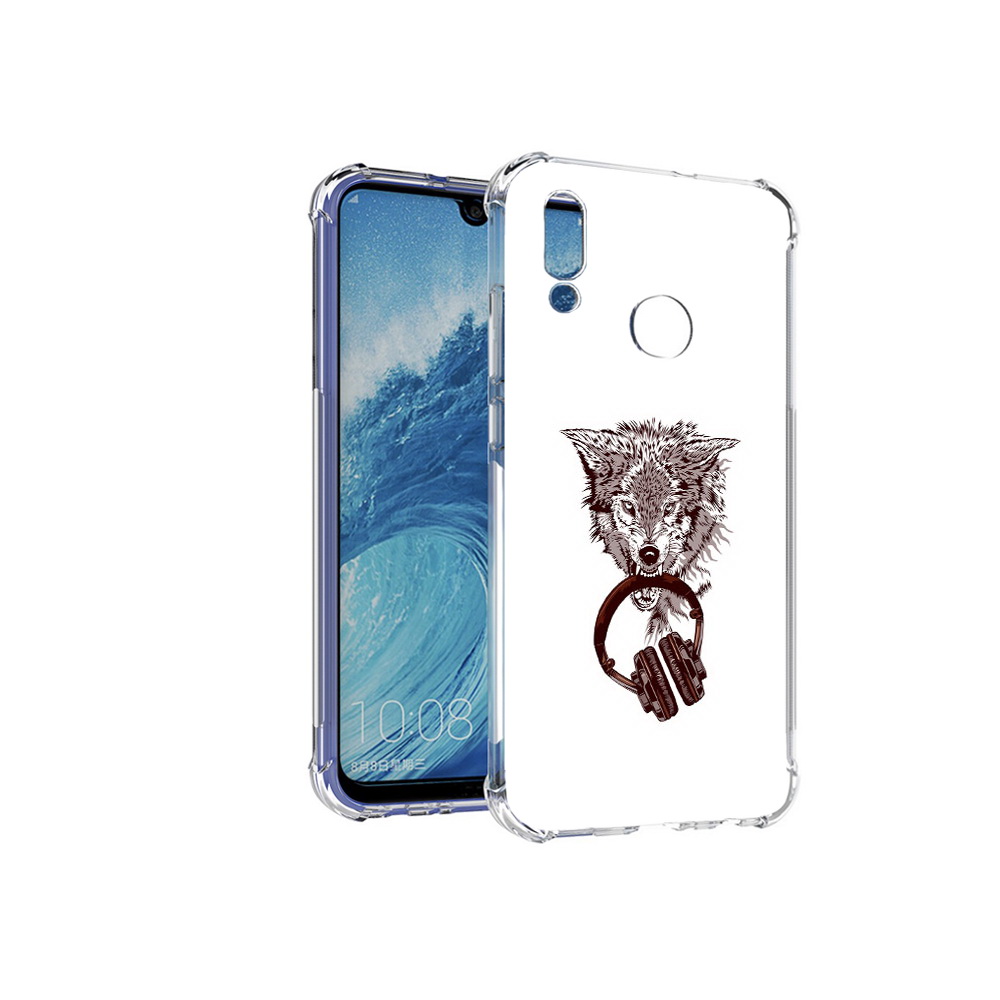 

Чехол MyPads Tocco для Huawei P Smart (2019) дикий волк, Прозрачный, Tocco
