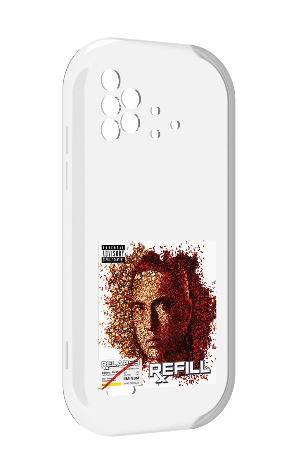 

Чехол MyPads Eminem RELAPSE, REFILL для UMIDIGI Bison X10 / X10 Pro, Прозрачный, Tocco