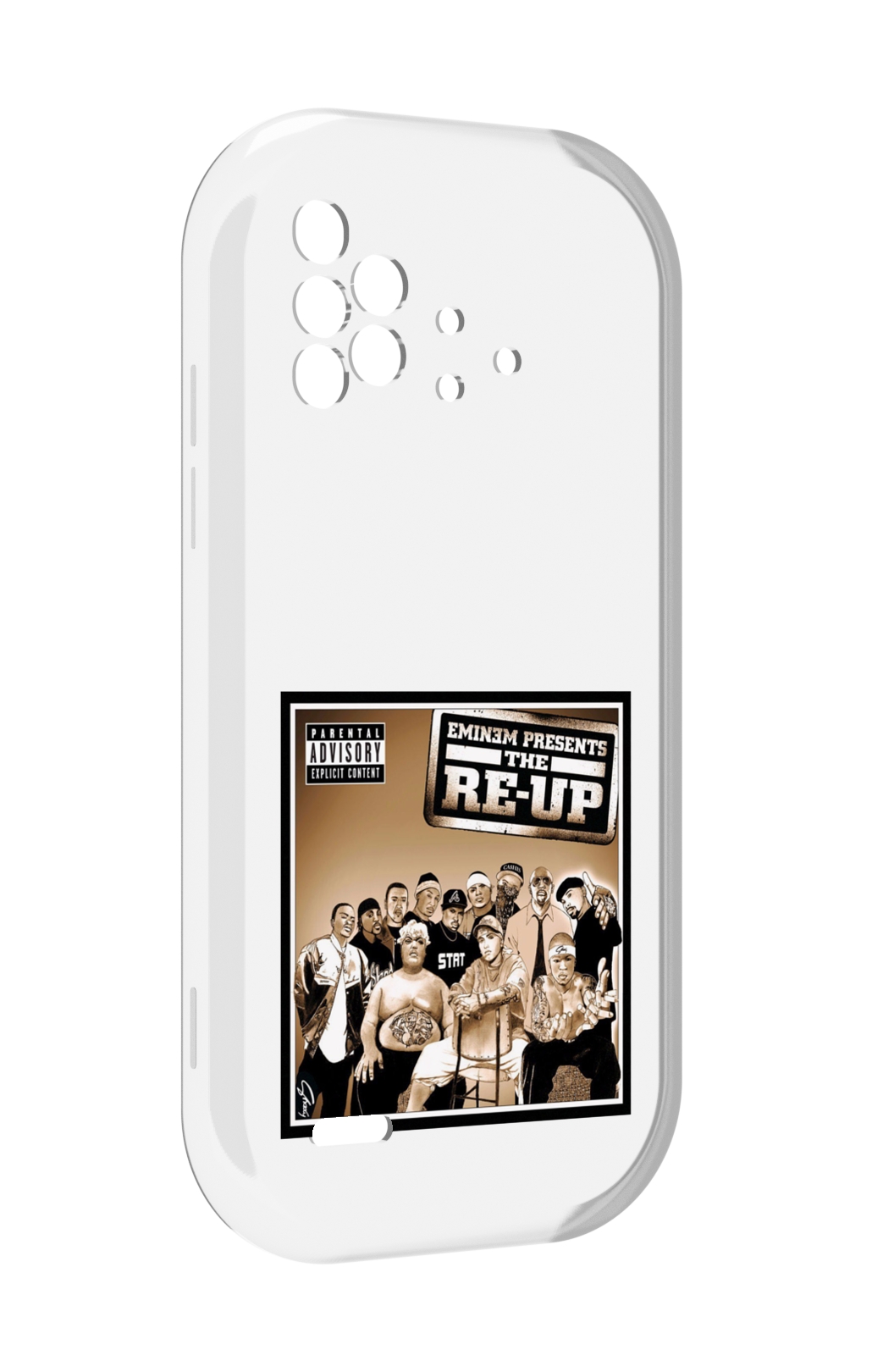 

Чехол MyPads EMINEM PRESENTS, THE RE-UP для UMIDIGI Bison X10 / X10 Pro, Прозрачный, Tocco