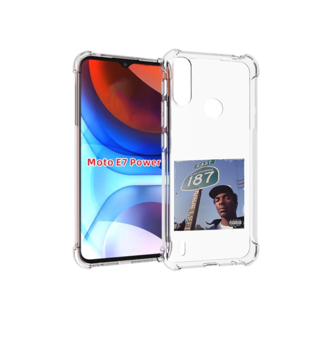 

Чехол MyPads Snoop Dogg NEVA LEFT для Motorola Moto E7 Power, Прозрачный, Tocco