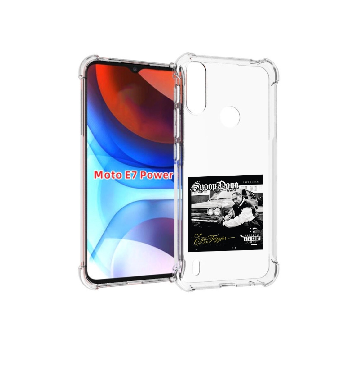 

Чехол MyPads Snoop Dogg EGO TRIPPIN’ для Motorola Moto E7 Power, Прозрачный, Tocco