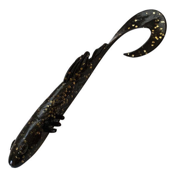 

Мягкие приманки Bait Breath BeTanCo Curly Tail Slim 3" (8шт) #S843, Черный;золотистый, BeTanCo Curly Tail Slim