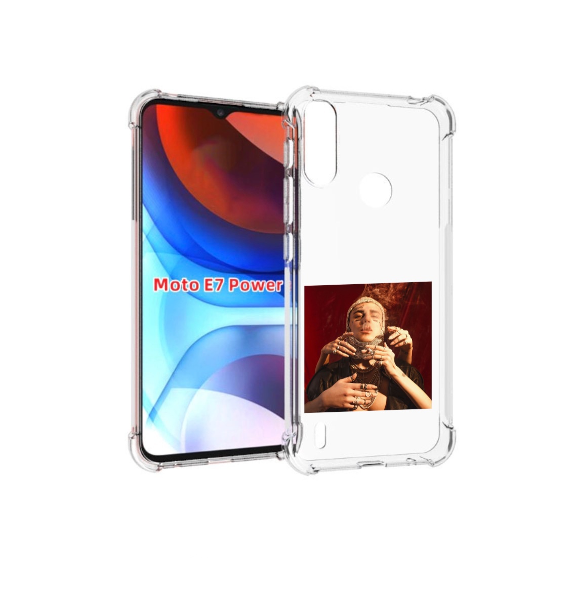 

Чехол MyPads Slime face для Motorola Moto E7 Power, Прозрачный, Tocco
