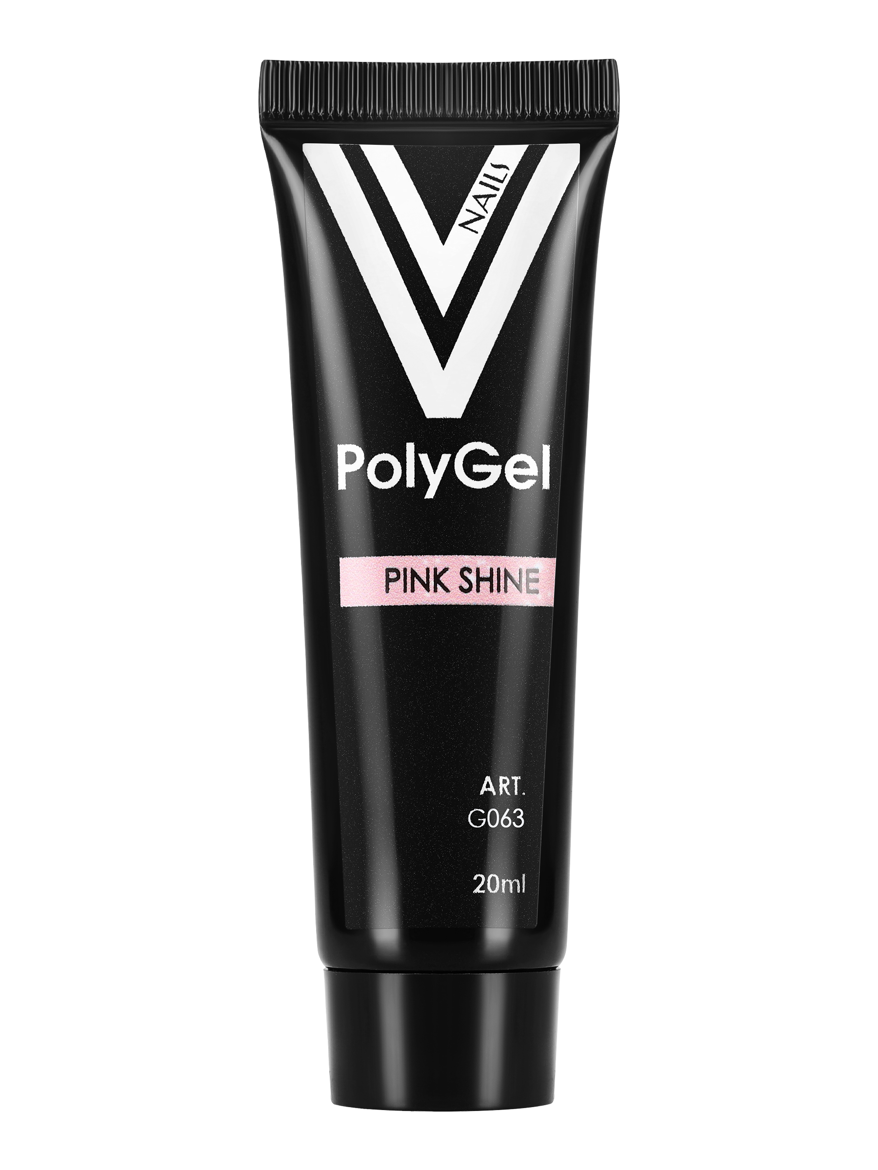 фото Полигель для моделирования ногтей vogue nails polygel pink shine 20 мл