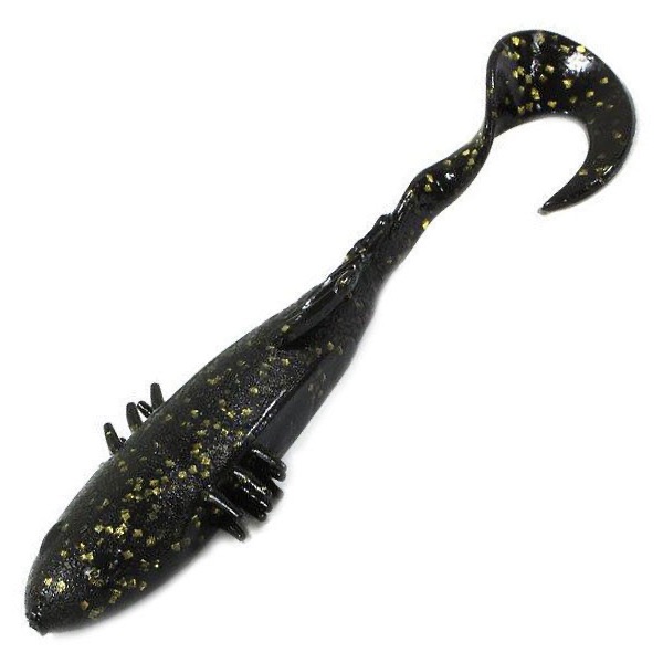 

Мягкие приманки Bait Breath BeTanCo Curly Tail 3" #S843, Черный;золотистый, BeTanCo Curly Tail