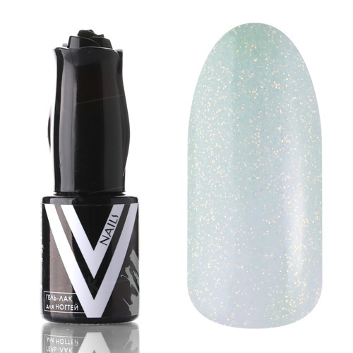 Гель-лак Vogue Nails голубой с блестками плотный 10 мл