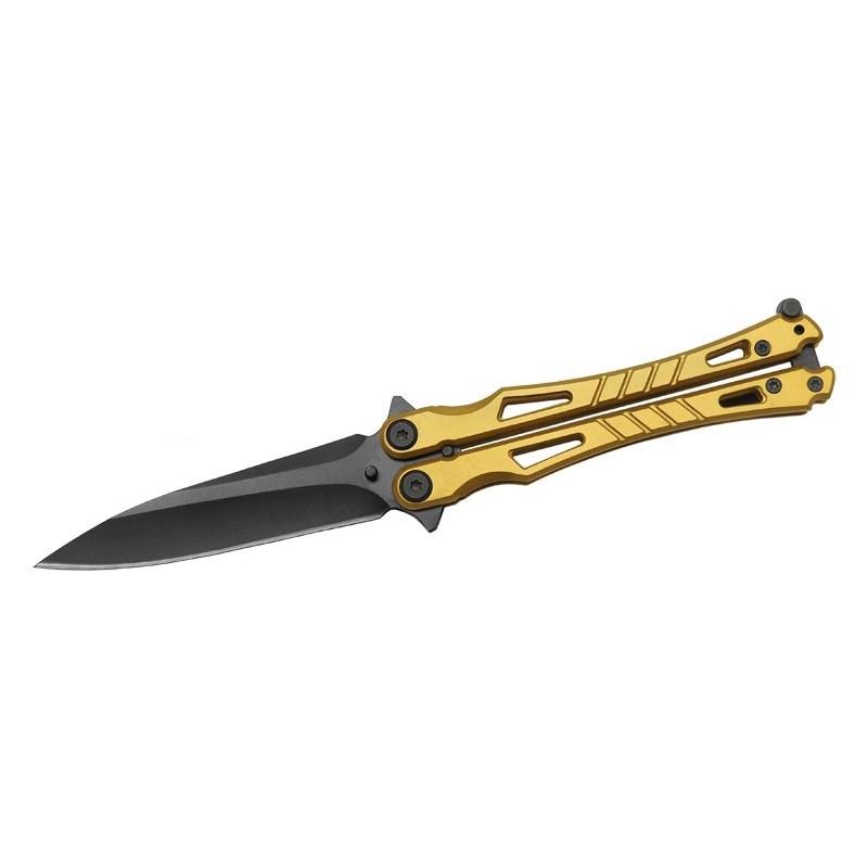 Туристический складной нож Адмирал, Datum Plane сталь 420, золотистый