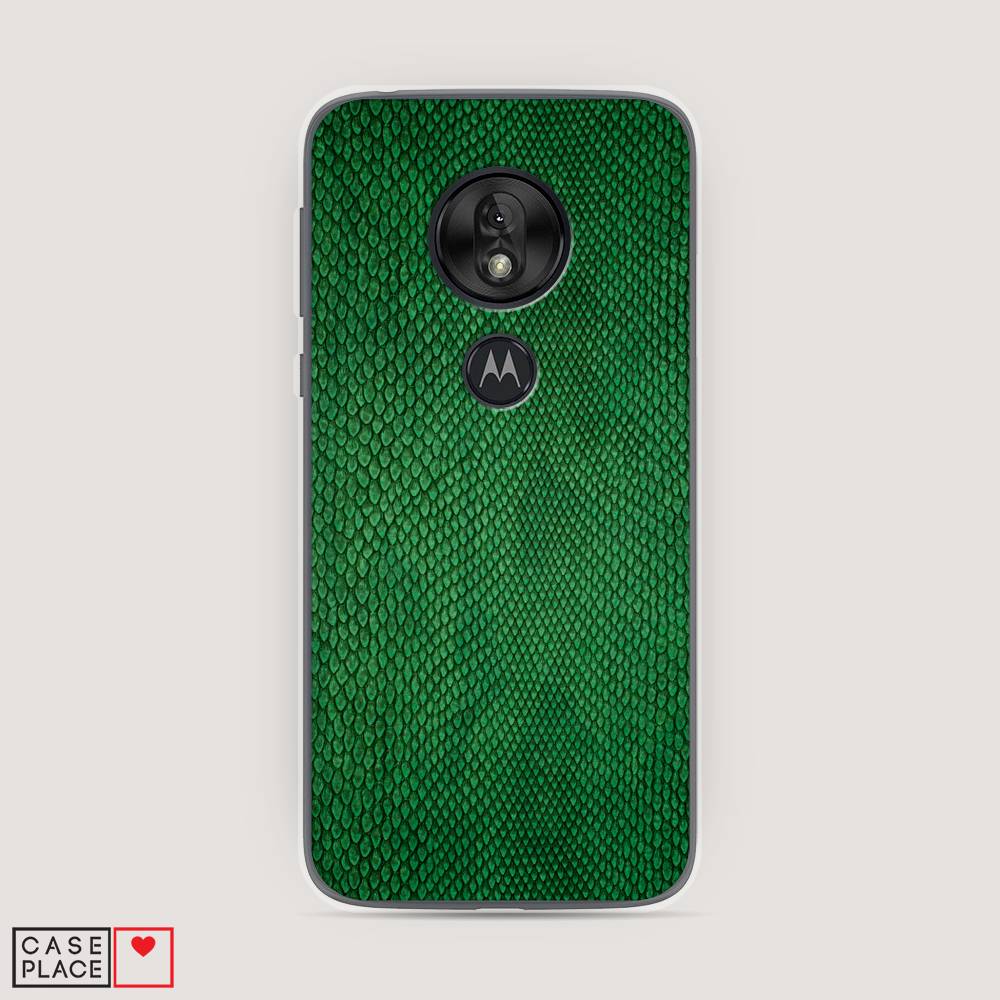 

Чехол Awog на Motorola Moto G7 Play / Моторола Мото G7 Плэй "Изумрудная змея", Разноцветный, 241250-3