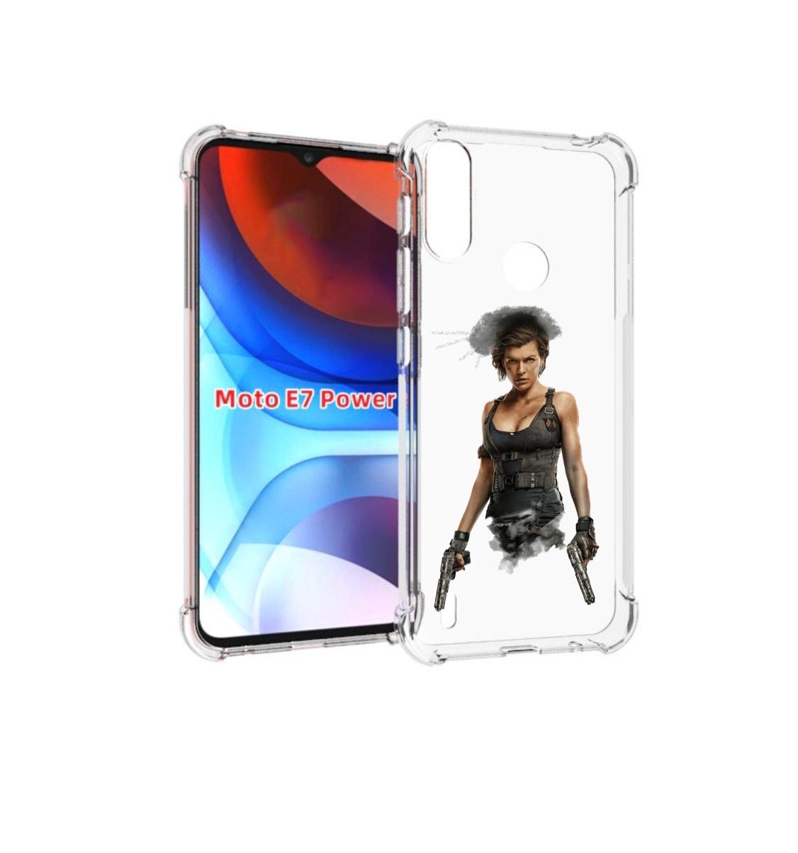 

Чехол MyPads Resident-Evil для Motorola Moto E7 Power, Прозрачный, Tocco