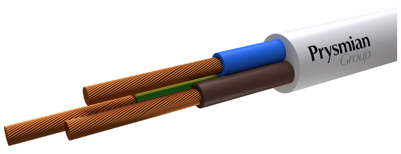 фото Провод пвс 3х1,5 с пэт гост (prysmian) рэк-prysmian