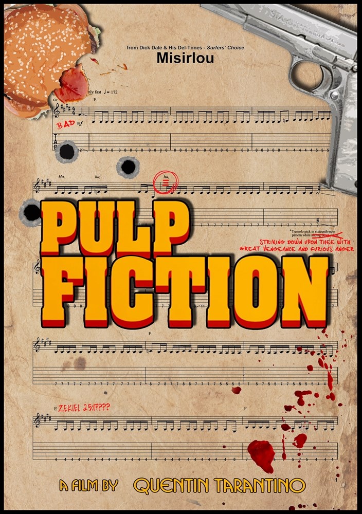 

Постер к фильму "Криминальное чтиво" (Pulp Fiction) A4