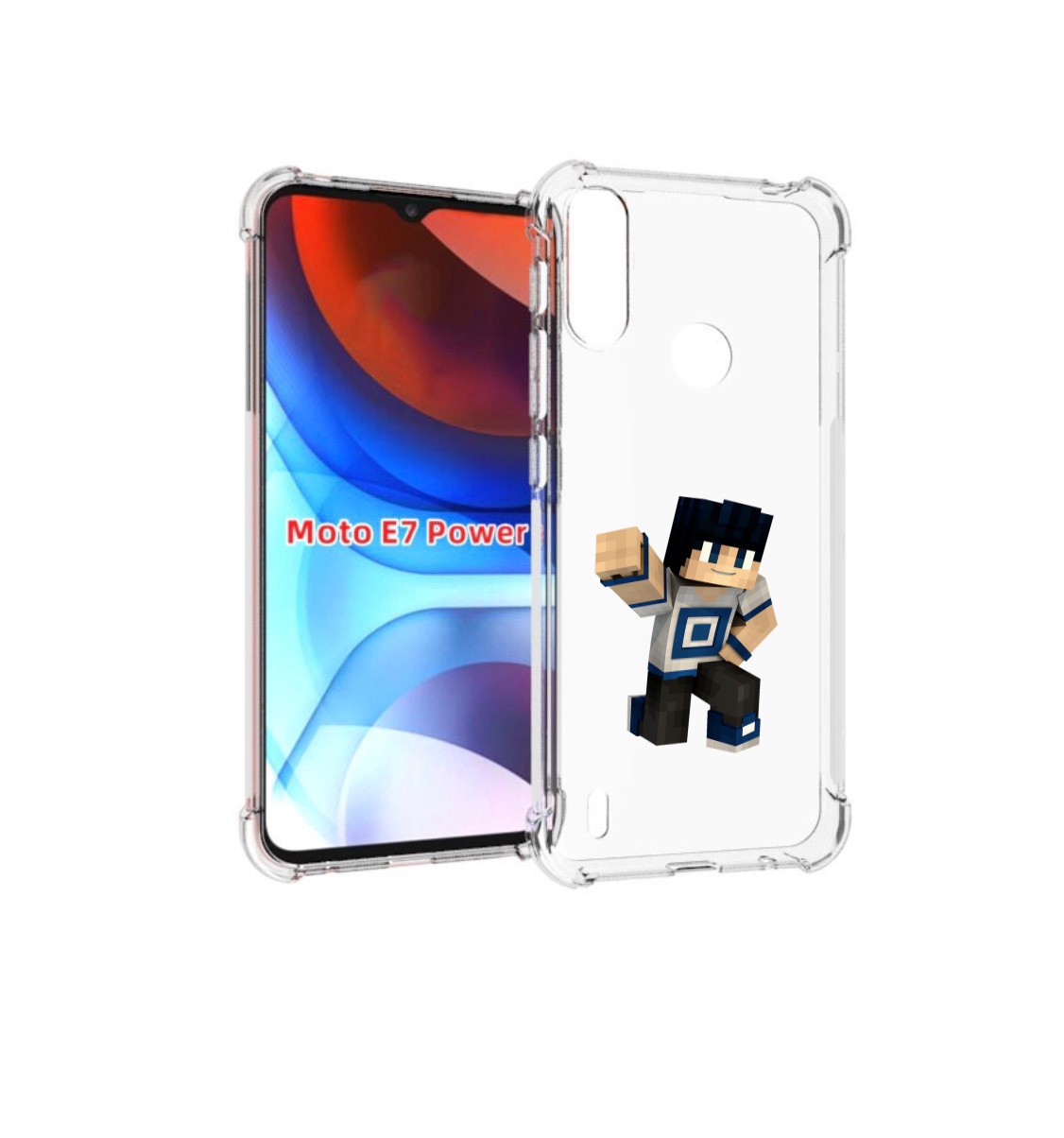 

Чехол MyPads Minecraft-1 для Motorola Moto E7 Power, Прозрачный, Tocco