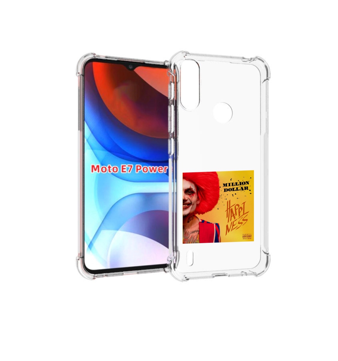 

Чехол MyPads Million Dollar, Happiness Morgenshtern для Motorola Moto E7 Power, Прозрачный, Tocco