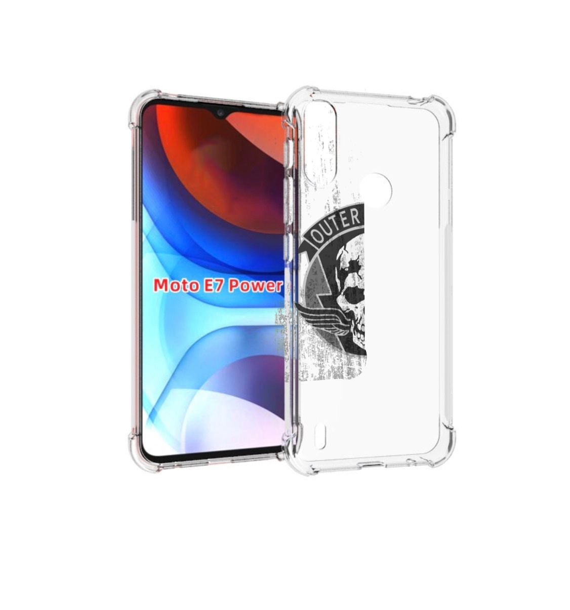 

Чехол MyPads Metal Gear Solid V Outer Heaven для Motorola Moto E7 Power, Прозрачный, Tocco