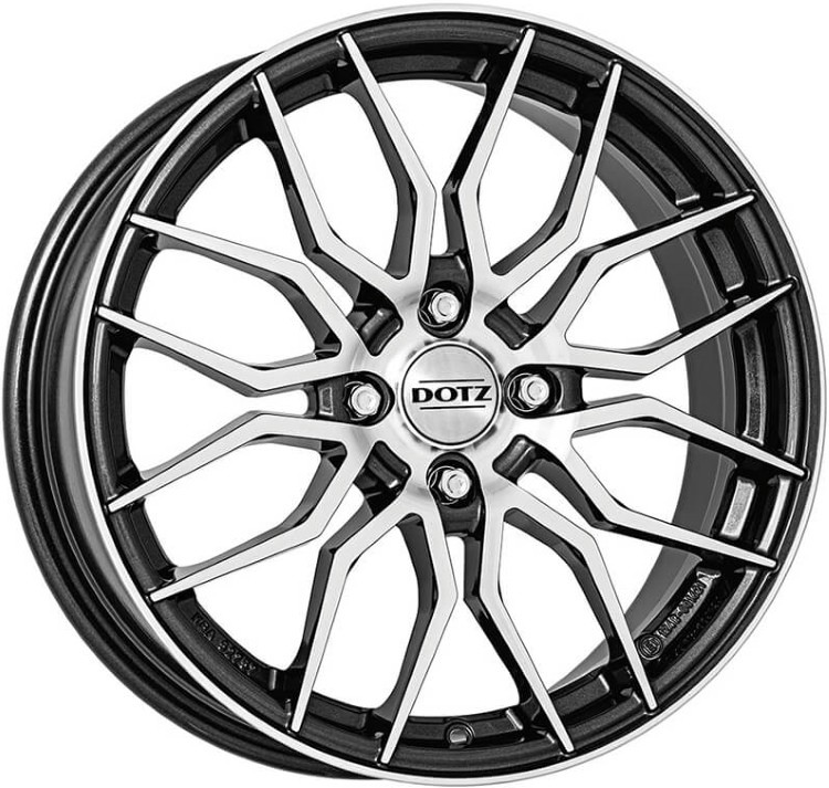 

Колесный диск Dotz LimeRock (HB) 6.5xR16 ET47.5 4*108 D63.4, Черный