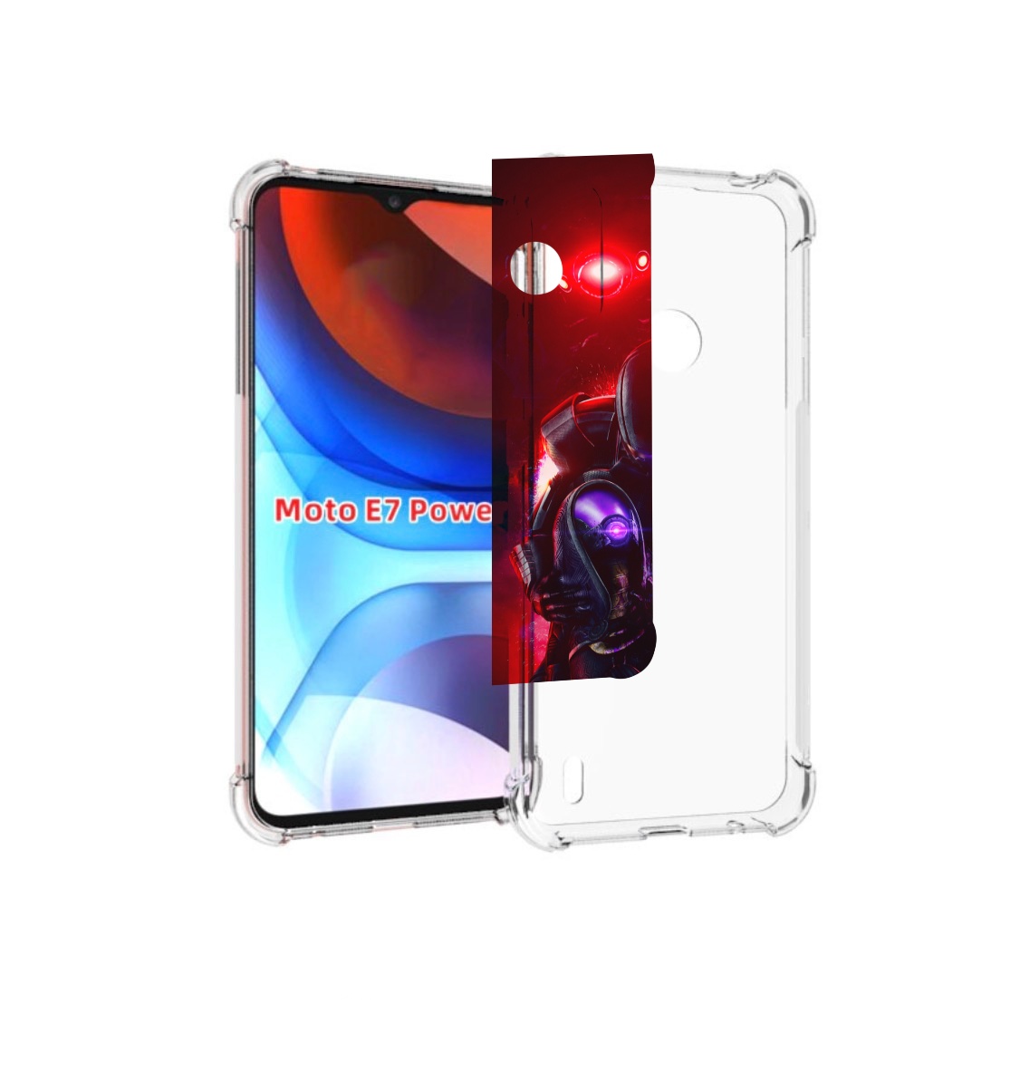 

Чехол MyPads Mass Effect для Motorola Moto E7 Power, Прозрачный, Tocco