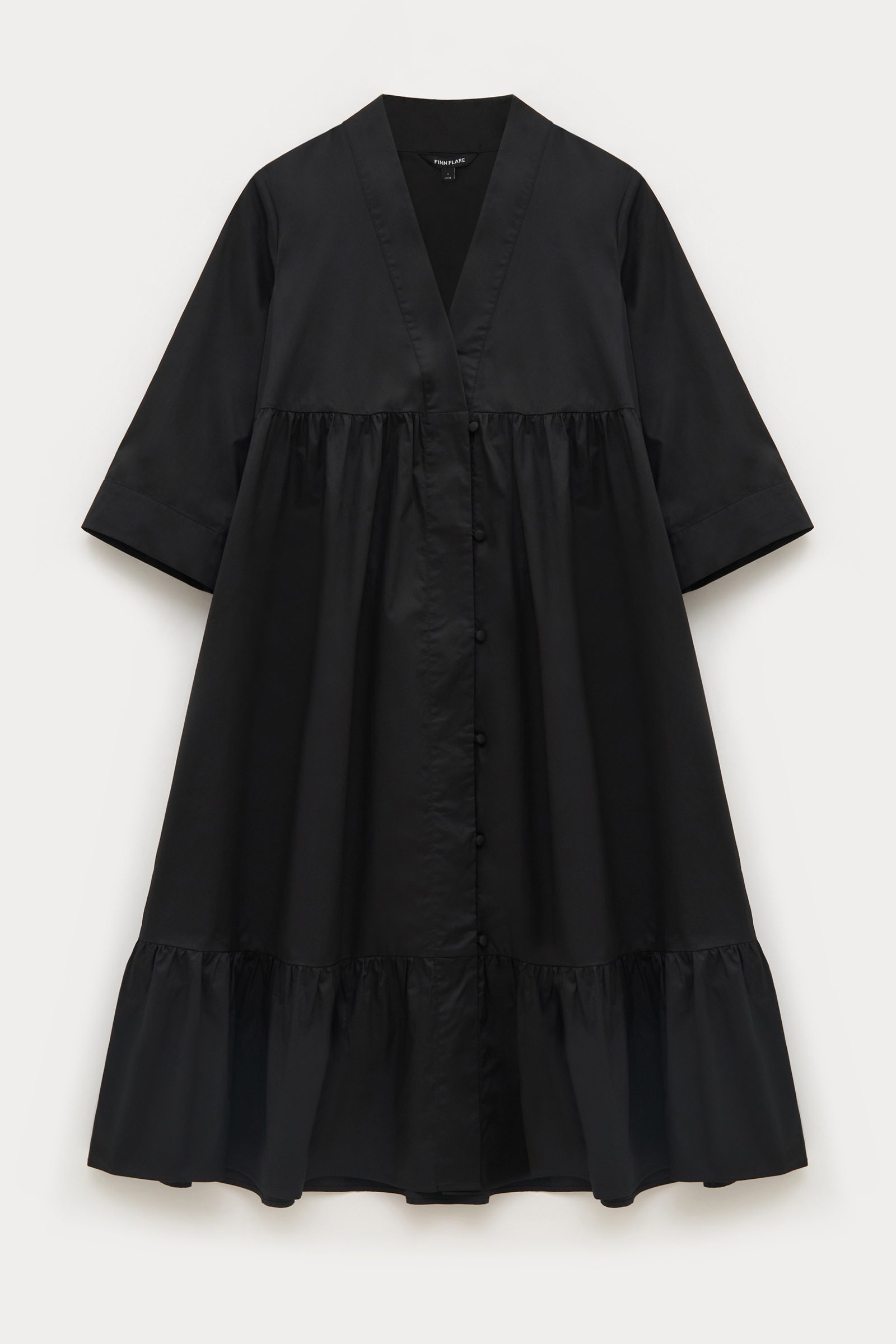 Платье женское Finn Flare FSD11084 черное M