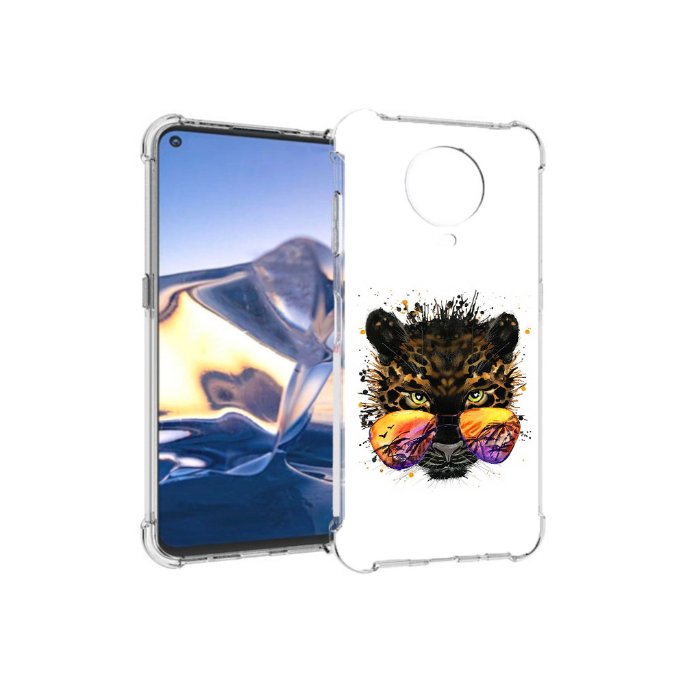 

Чехол MyPads Tocco для Nokia G10 тропический леопард (PT171673.98.649), Tocco