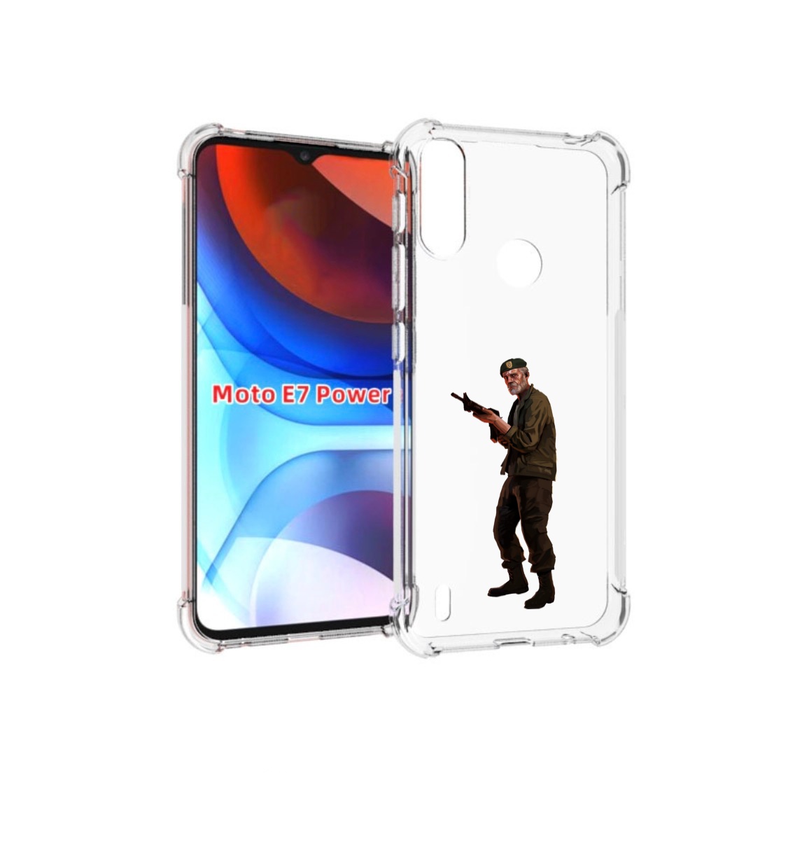 

Чехол MyPads Left-4-Dead-2 для Motorola Moto E7 Power, Прозрачный, Tocco