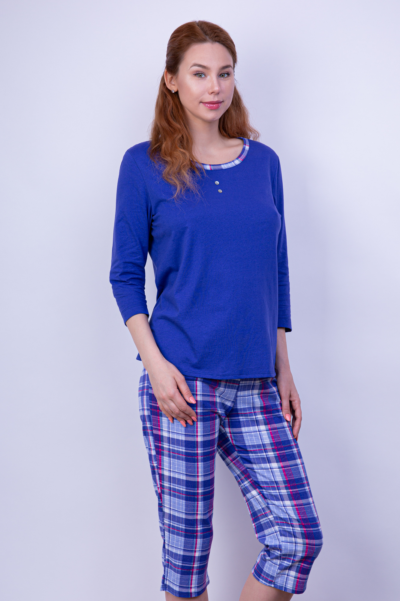 

Пижама женская Литвин 0527 синяя 3XL, 0527