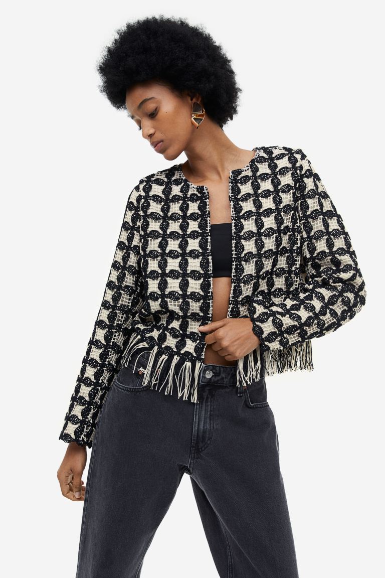 

Жакет женский H&M 1159575001 черный M (доставка из-за рубежа), 1159575001