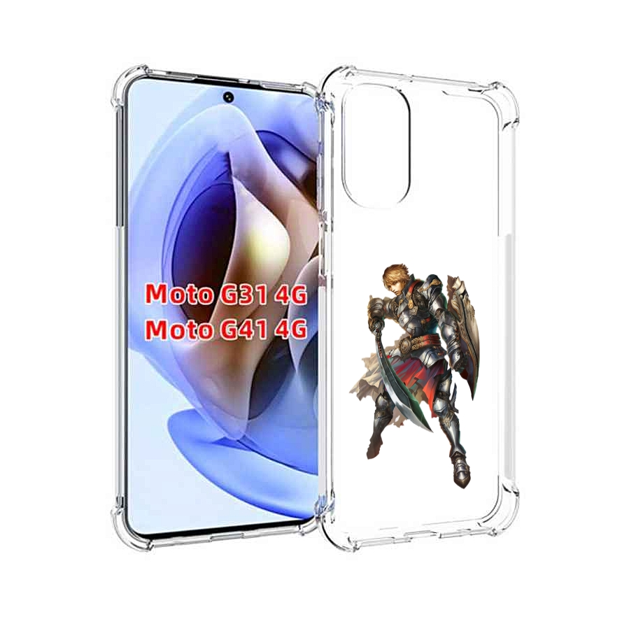 

Чехол MyPads lineage-2 для Motorola Moto G31 4G / G41 4G, Прозрачный, Tocco