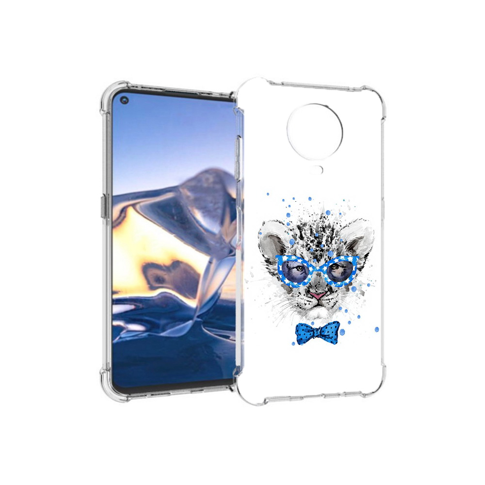 

Чехол MyPads Tocco для Nokia G10 тигренок с бабочкой (PT171673.98.642), Tocco