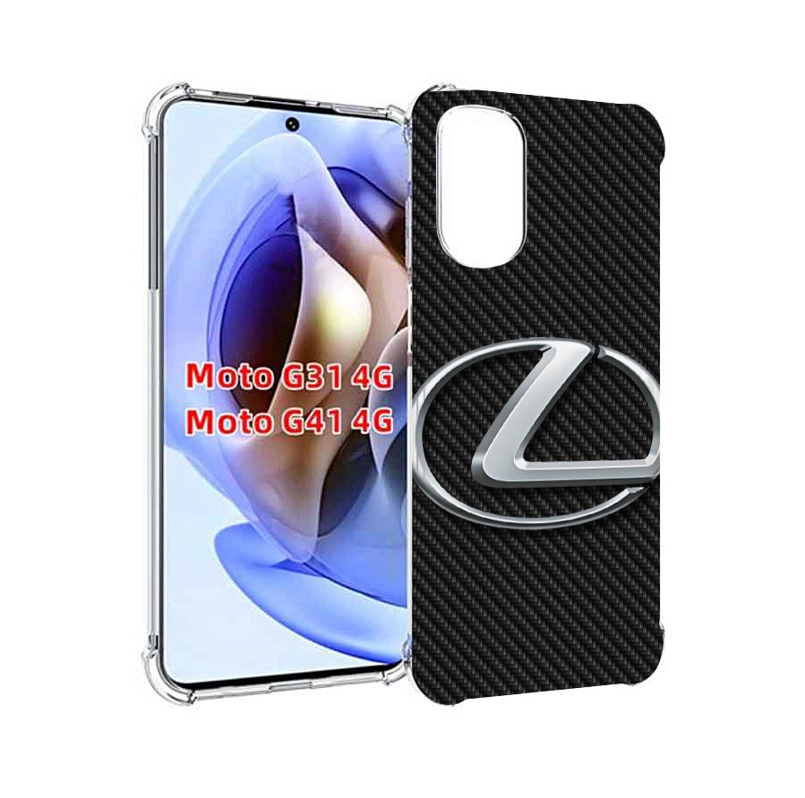 

Чехол Mypads Lexus 3 Для Motorola Moto G31 4G/G41 4G, Прозрачный, Tocco