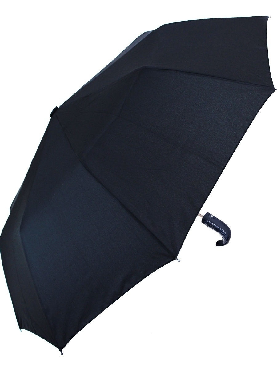 

Зонт складной мужской полуавтоматический Popular Umbrella 1083AN черный, 1083AN