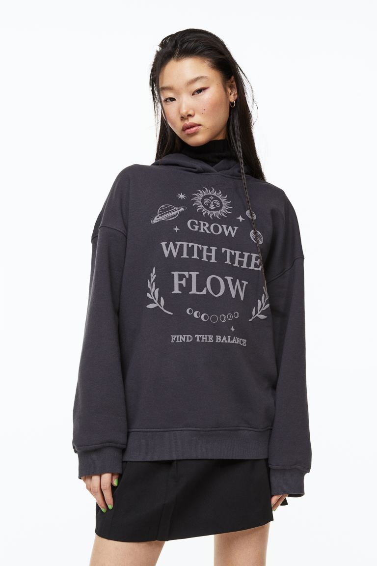 

Толстовка женская H&M 1159344001 черная M (доставка из-за рубежа), 1159344001