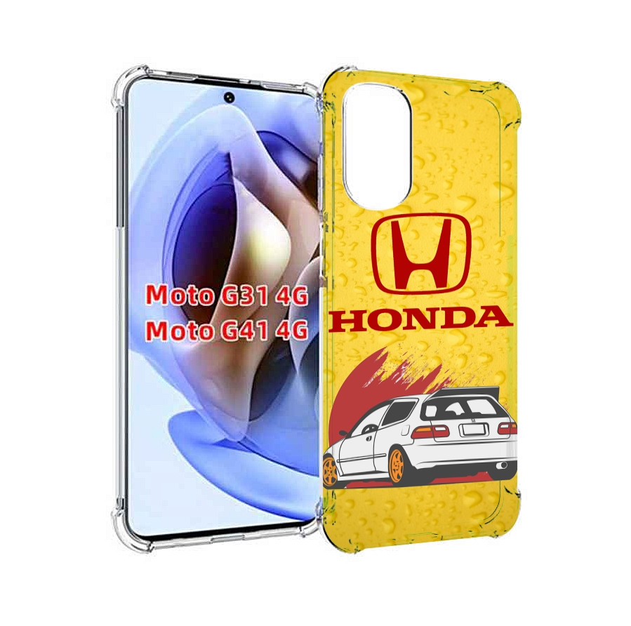 

Чехол MyPads honda-motor для Motorola Moto G31 4G / G41 4G, Прозрачный, Tocco