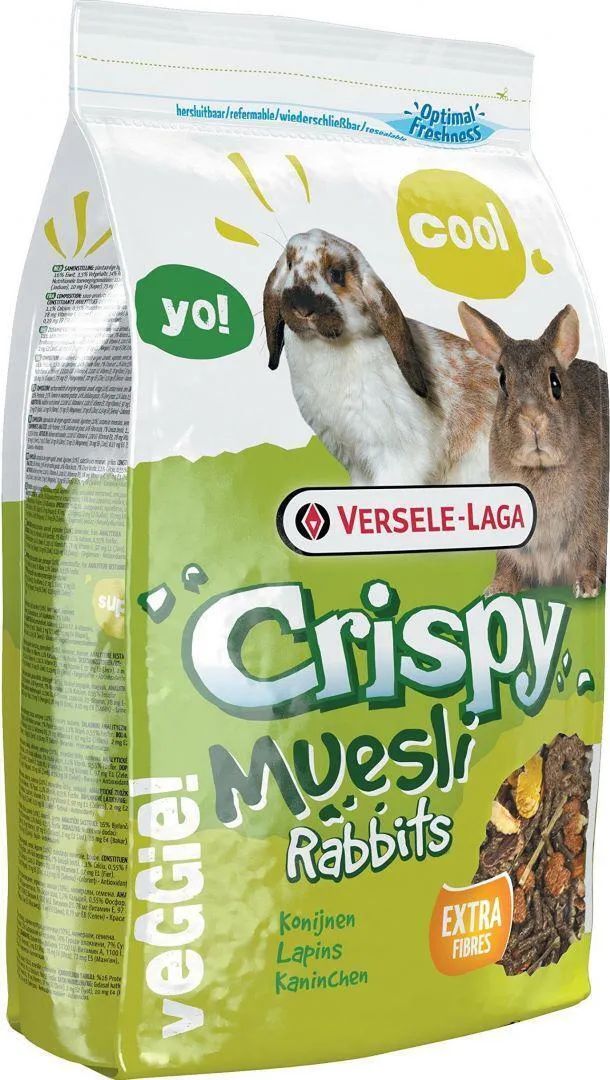 Сухой корм для декоративных кроликов Versele-Laga Crispy Muesli Rabbits, 1 кг