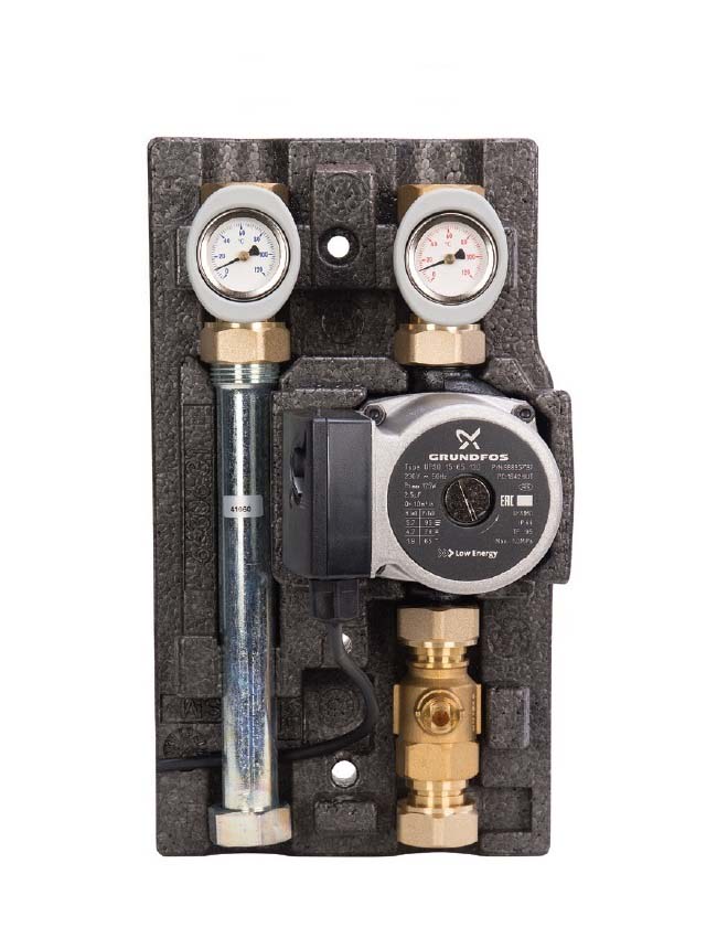 Насосная группа Huch Entec ECO МК 101.20.018.01 GF DN 20 c насосом Grundfos UPS 15-65