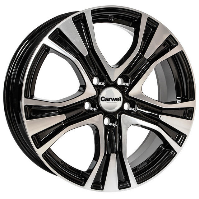 

Колесный диск Carwel Сиг 159 (AB) 7xR17 ET40 5*112 D57.1, Черный;серебристый