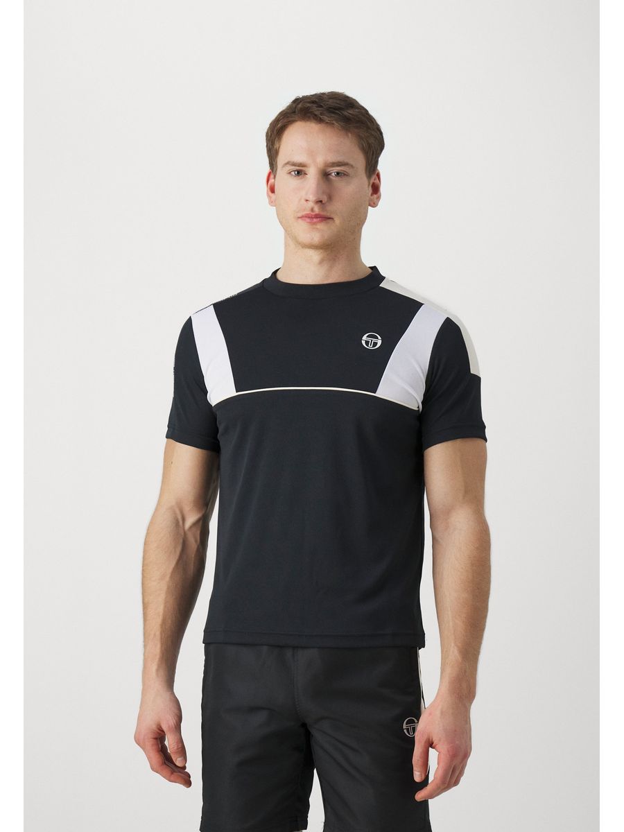 

Футболка мужская Sergio Tacchini S1642D0DD черная 2XL, Черный, S1642D0DD