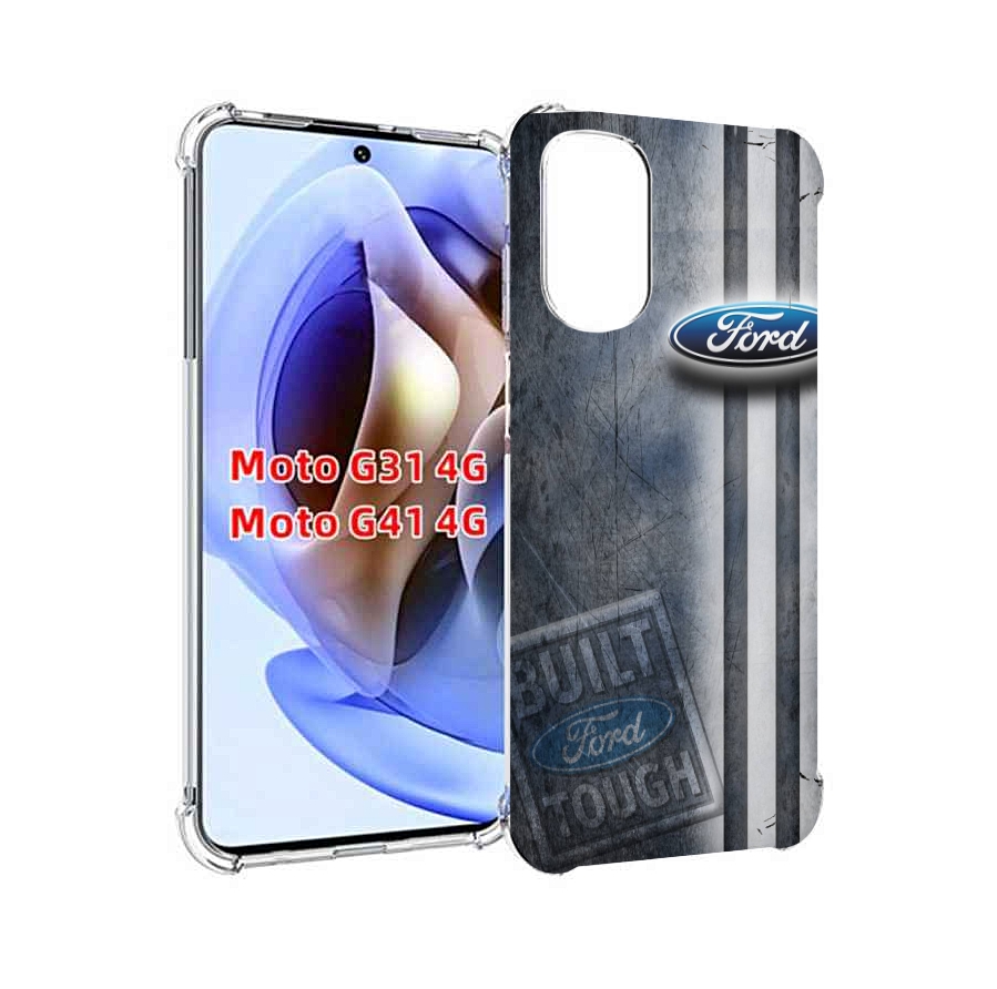 

Чехол Mypads Ford 2 Для Motorola Moto G31 4G/G41 4G, Прозрачный, Tocco