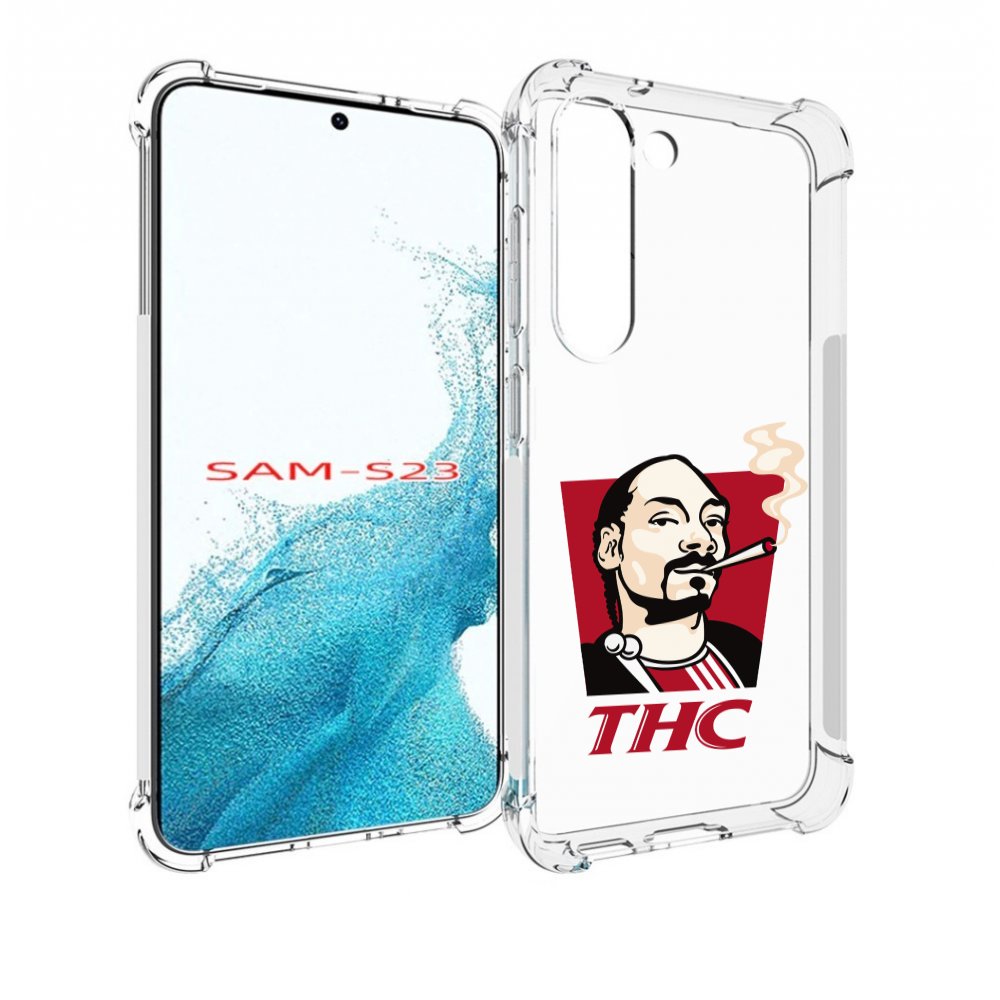

Чехол Mypads Thc Для Samsung Galaxy S23, Прозрачный, Tocco