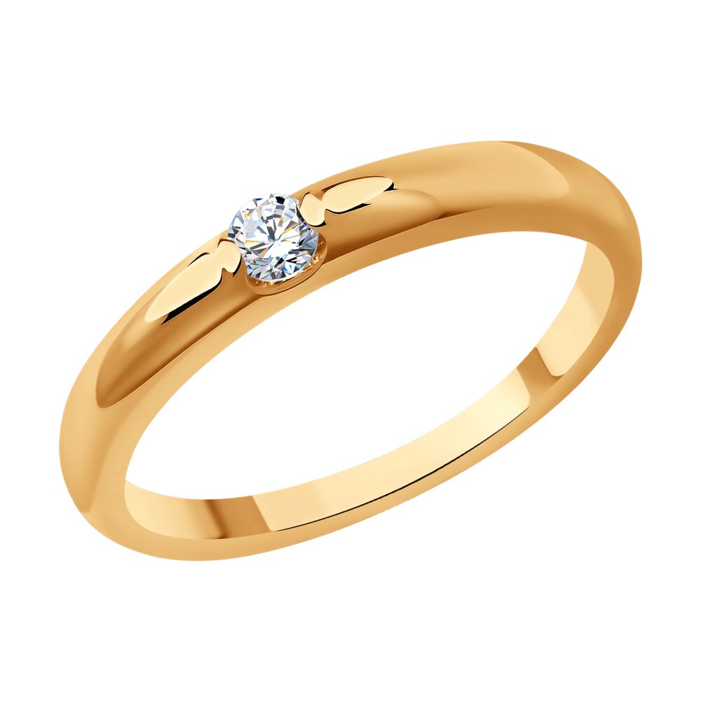 

Кольцо из золота р.  SOKOLOV Diamonds 1012467, бриллиант, 1012467