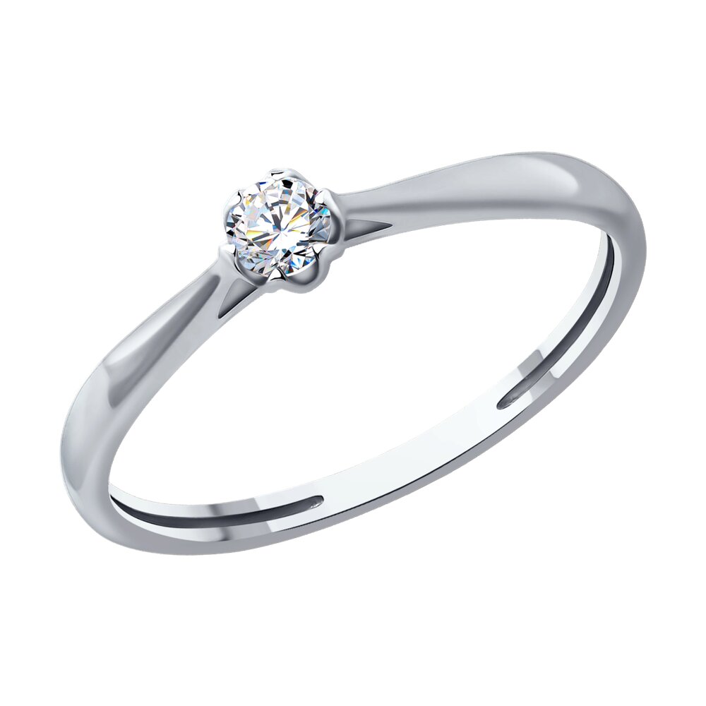 

Кольцо из золота р. 17,5 SOKOLOV Diamonds 1012464-3, бриллиант, 1012464-3