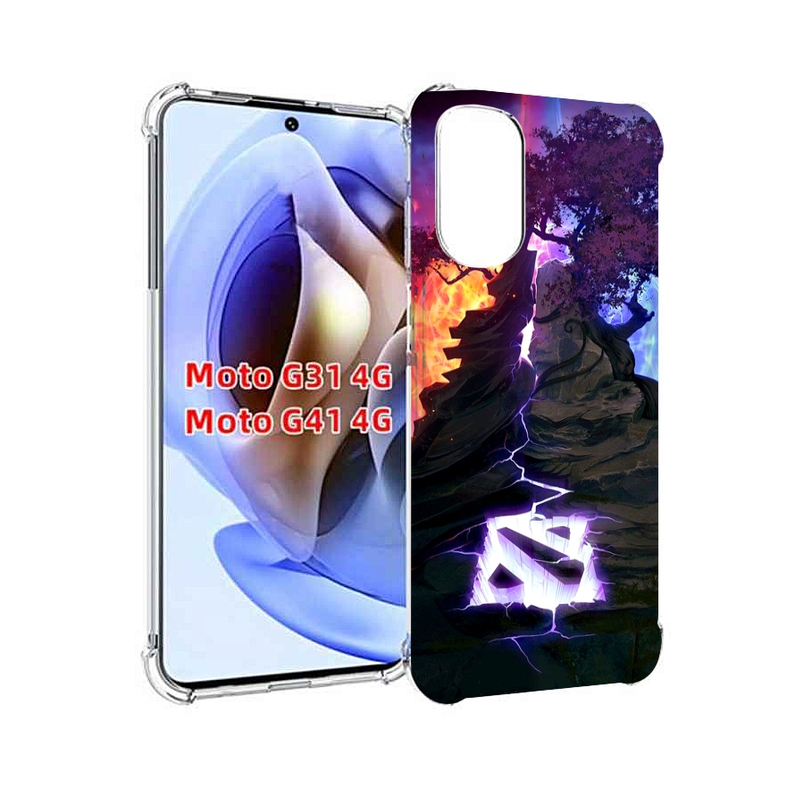 

Чехол MyPads dota 2 логотип для Motorola Moto G31 4G / G41 4G, Прозрачный, Tocco